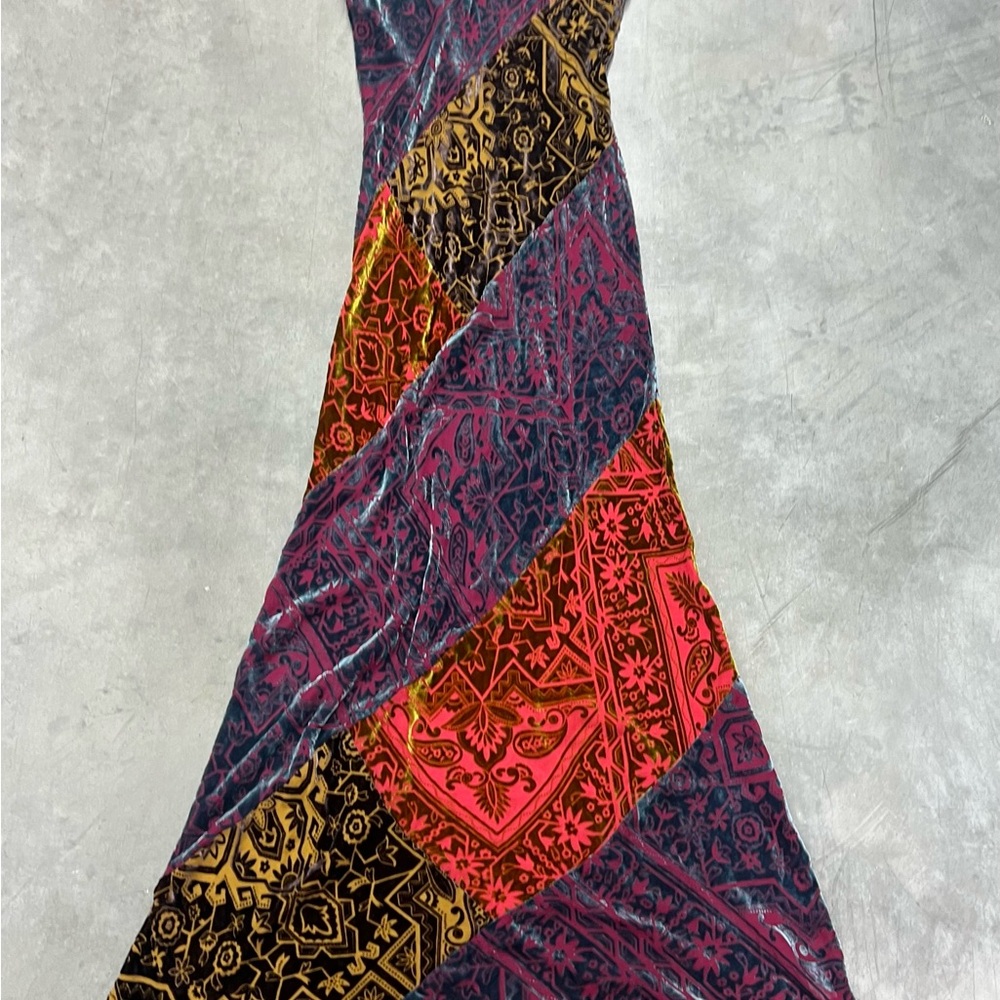 Johnny Was Multicolor Patchwork Queta Maxi Dress - image 5